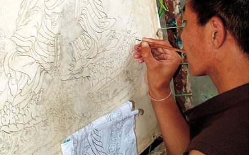 The Sacred Art of Thangka: How a Single Painting Can Take Months to Create.
