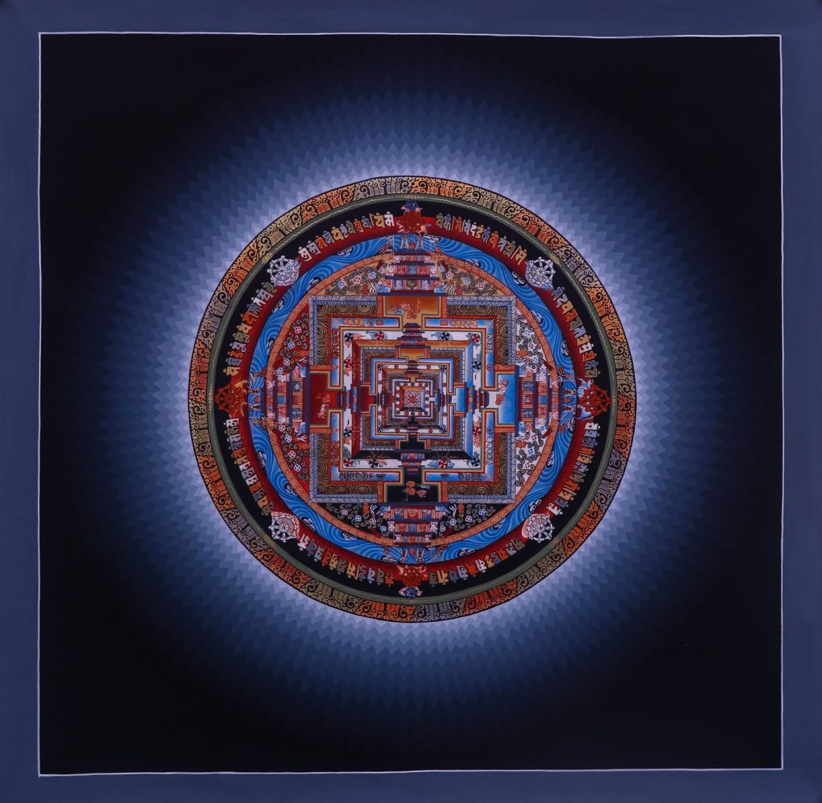 Cosmic Harmony Kalachakra Thangka