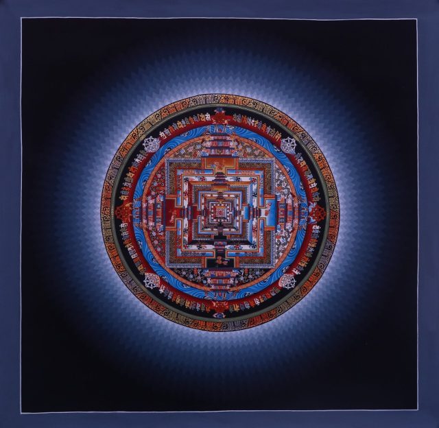 Cosmic Harmony Kalachakra Thangka