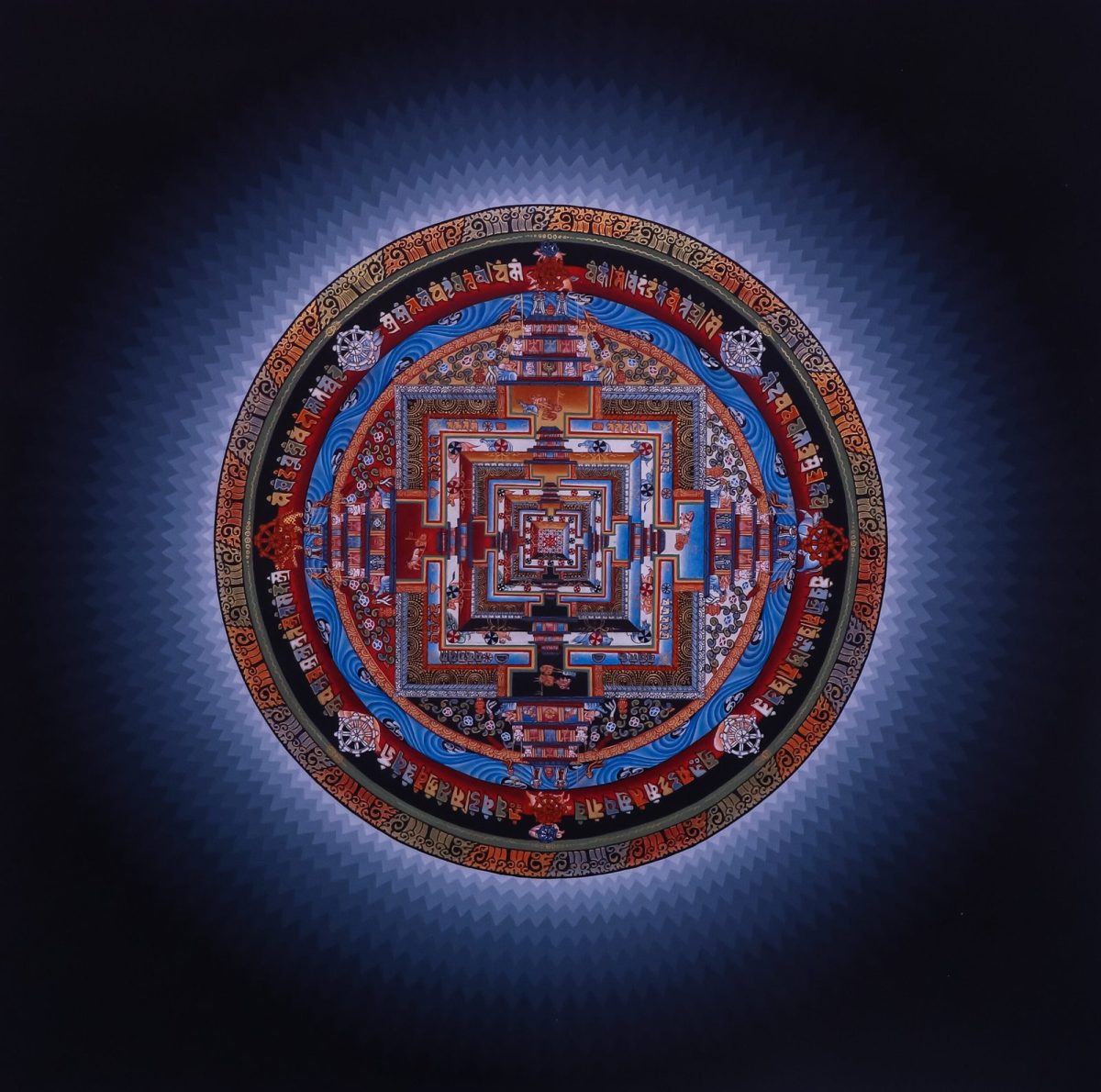 Cosmic Harmony Kalachakra Thangka