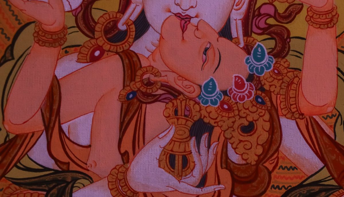 Vajrasattva Consort (Yab-Yum) Thangka