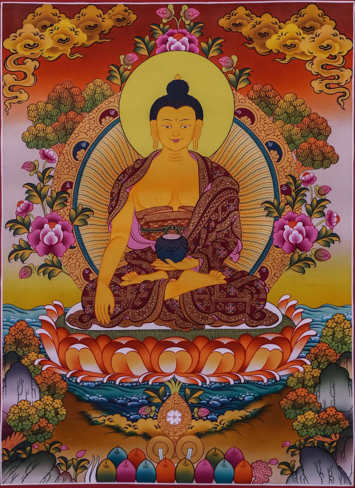Shakyamuni Buddha Thangka