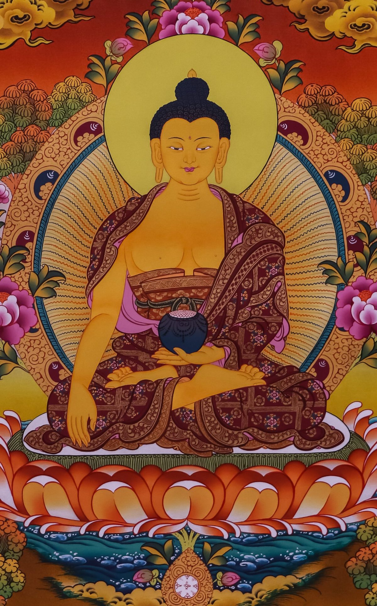 Shakyamuni Buddha Thangka