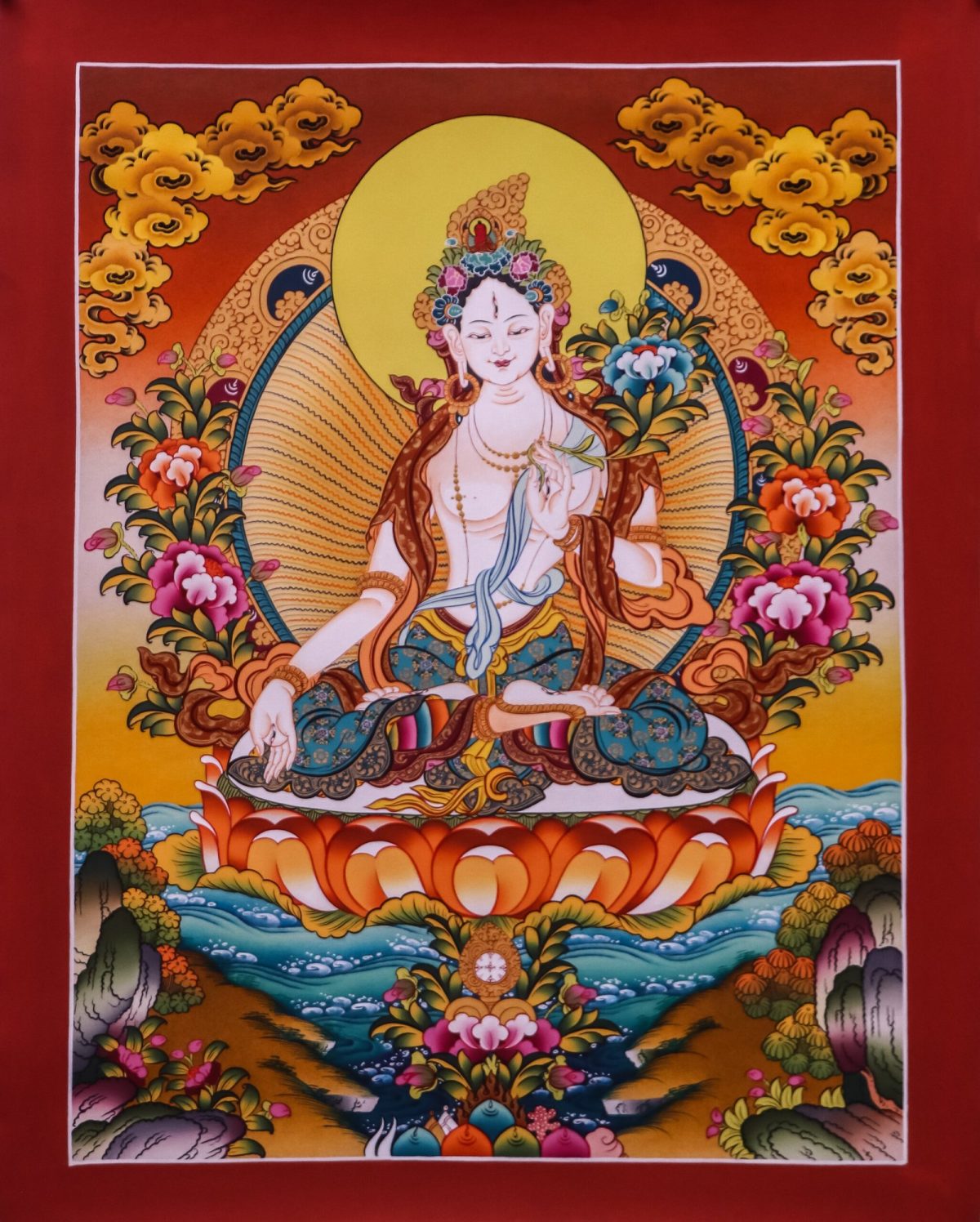 White Tara Thangka