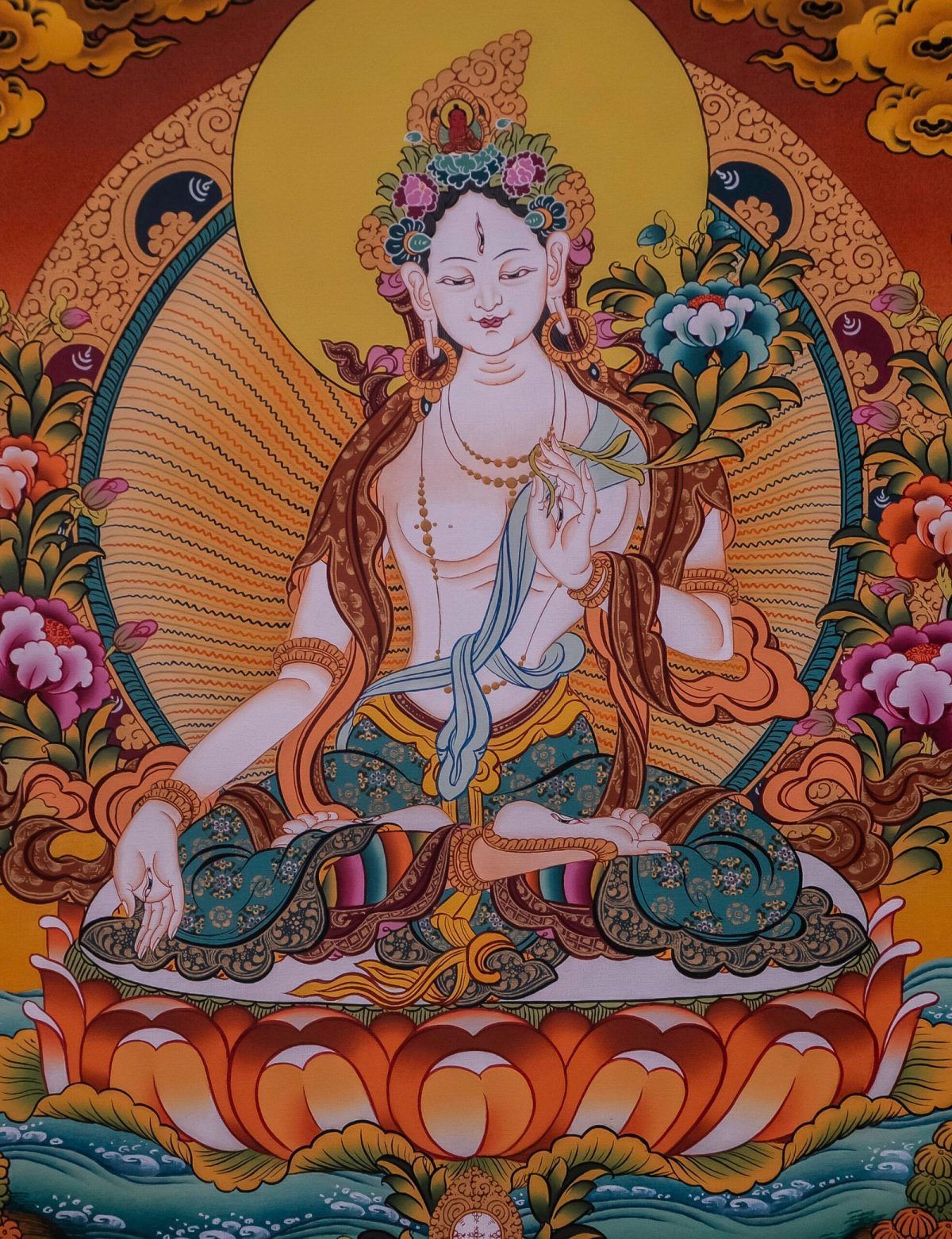 White Tara Thangka