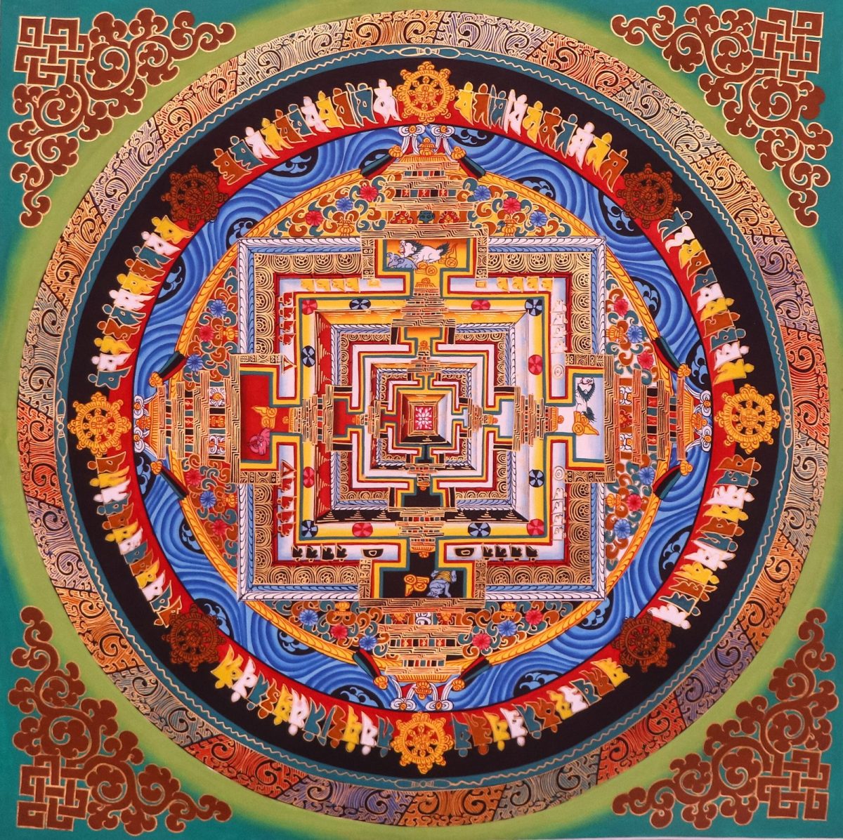 Kalachakra Mandala Thangka